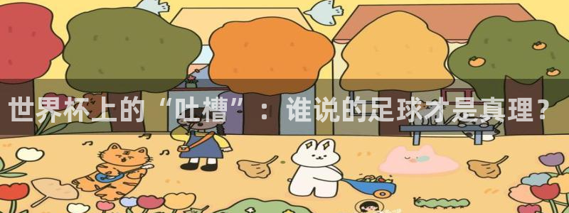 世界杯球队：世界杯上的“吐槽”：谁说的足球才是真理？